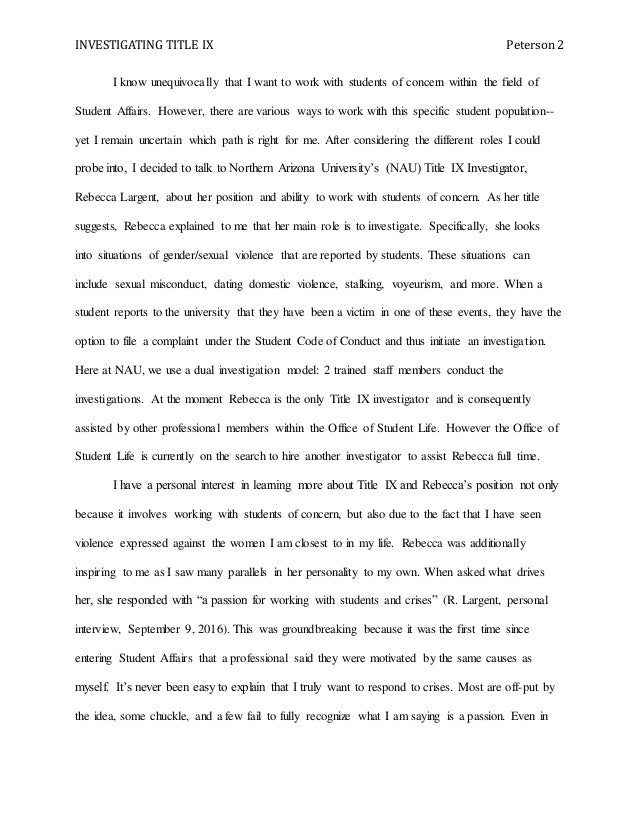 interview essay examples apa format Interview paper
